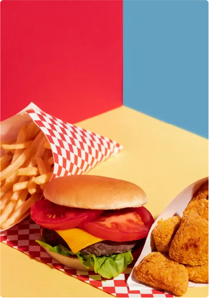 Woman eating food
