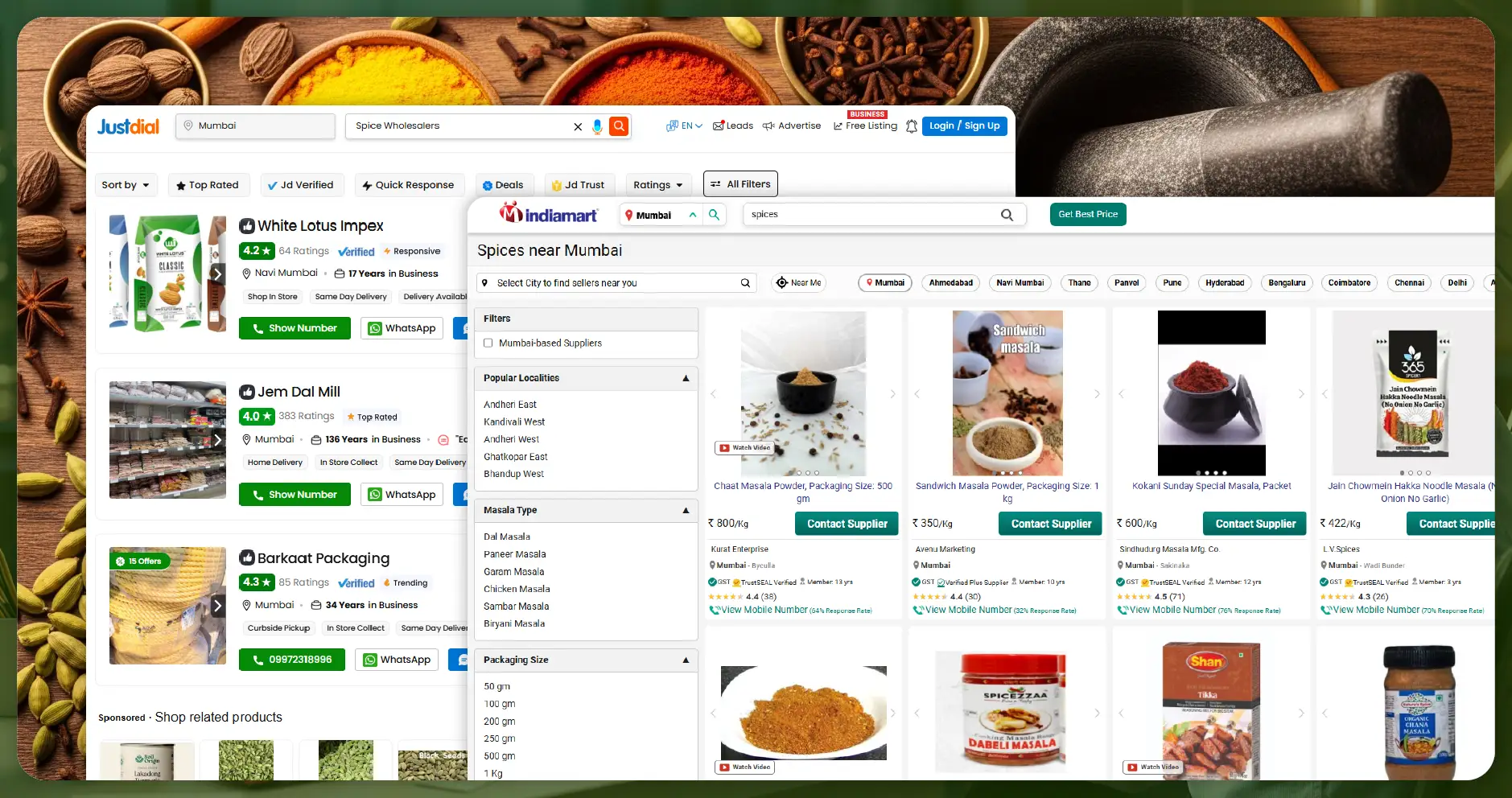 The Essence of Masala Blended Powders: India's Spice Legacy