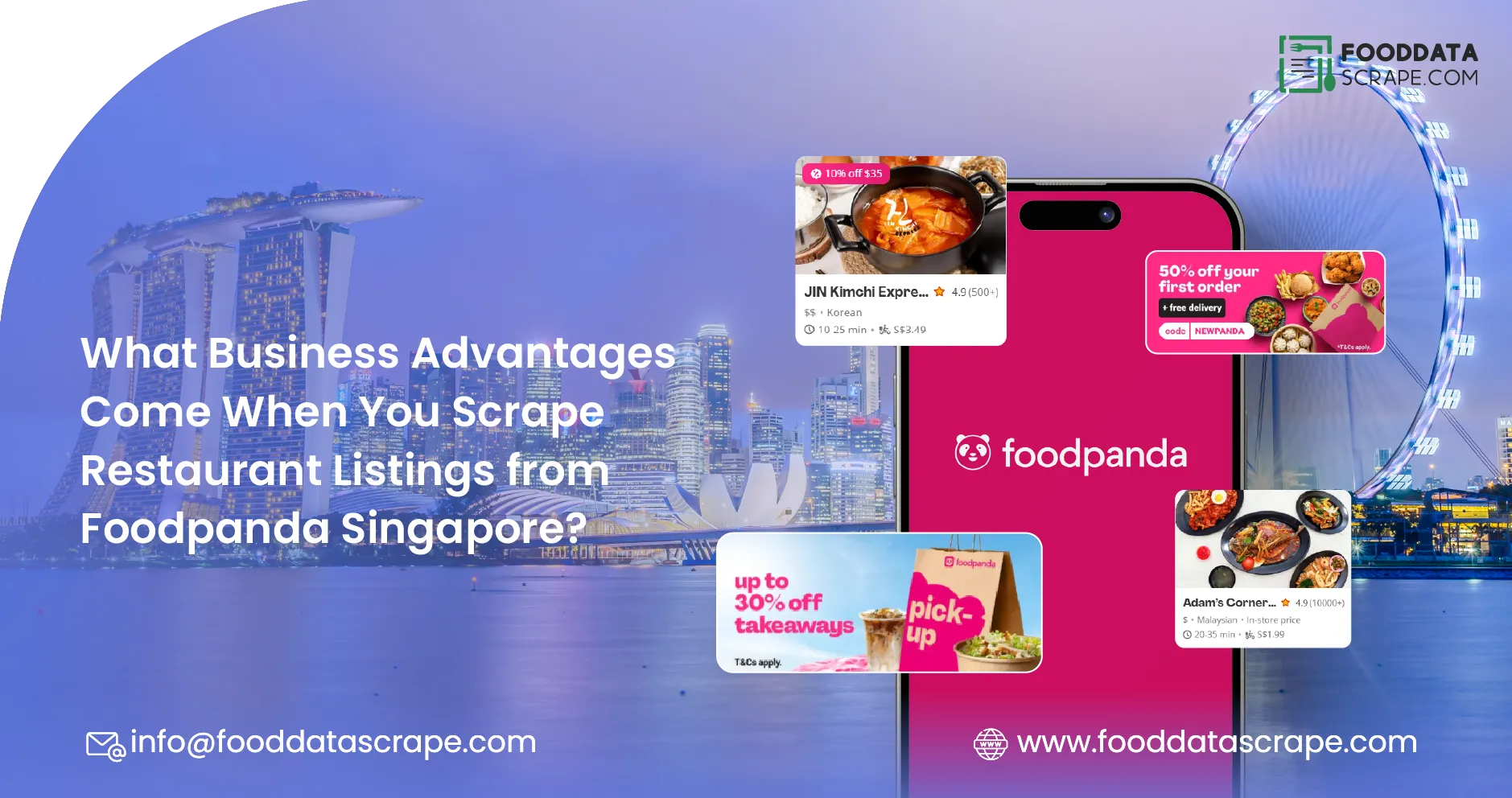 What Business Advantages Come When You Scrape Restaurant Listings from Foodpanda Singapore?