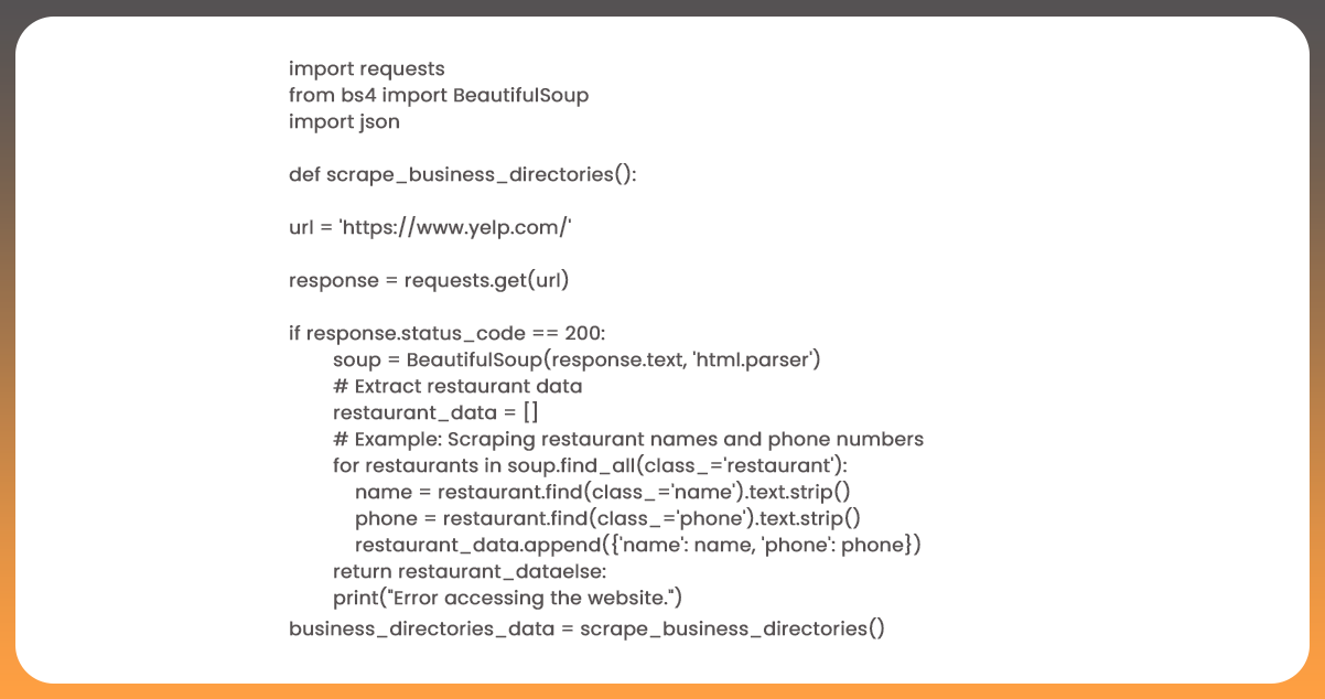 Scraping-Business-Directories