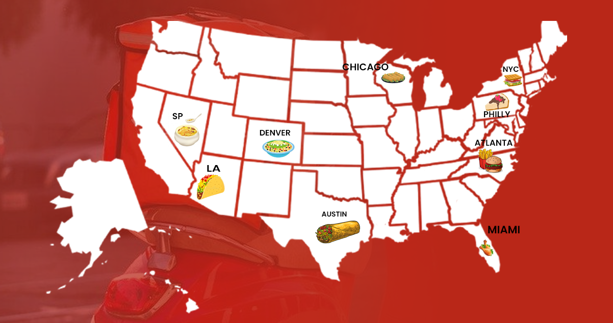 DoorDash end-year report of popular dishes using Food Delivery App ...