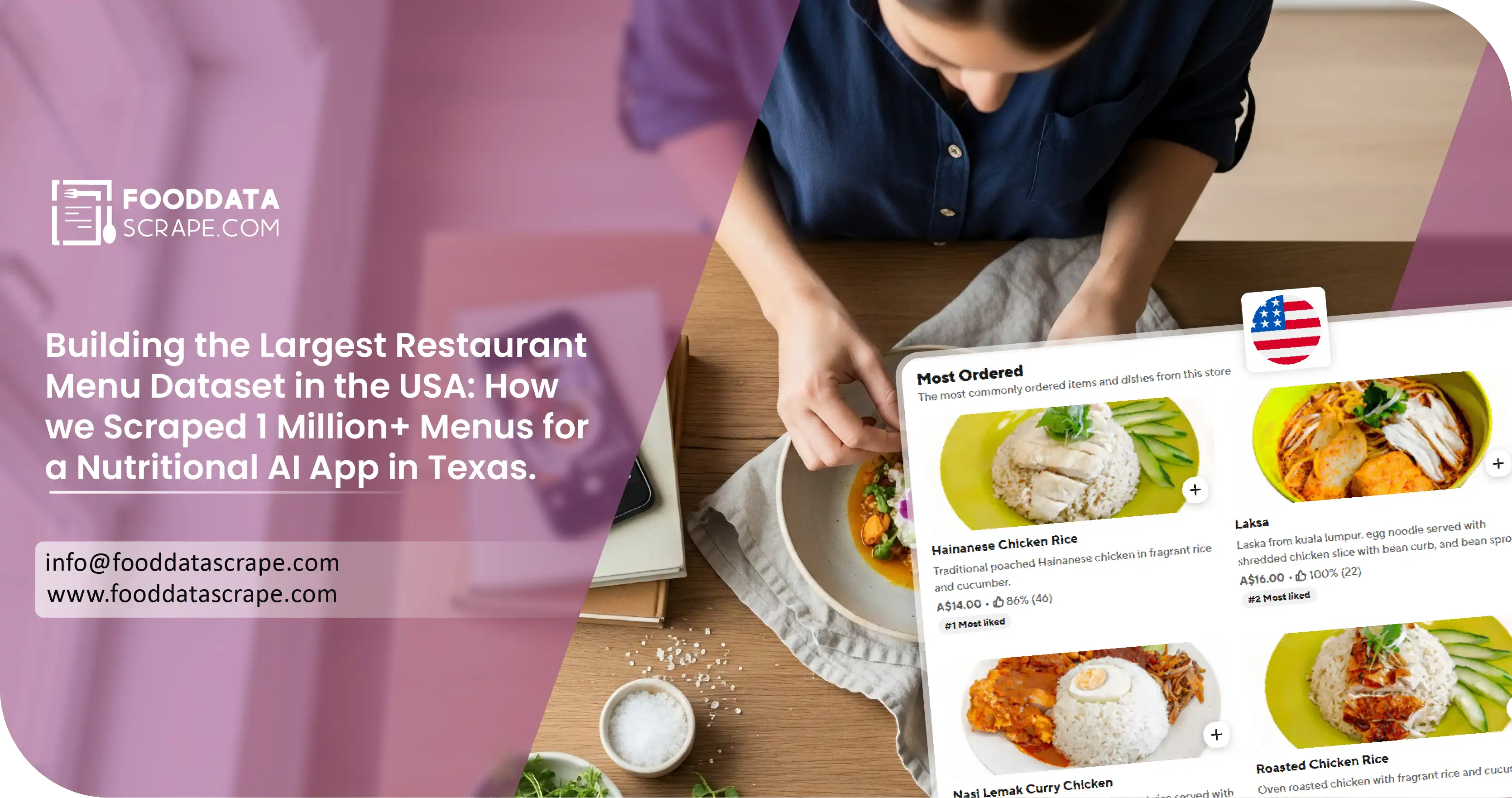 Database For Menu Building the Largest Restaurant Menu Dataset in the USA