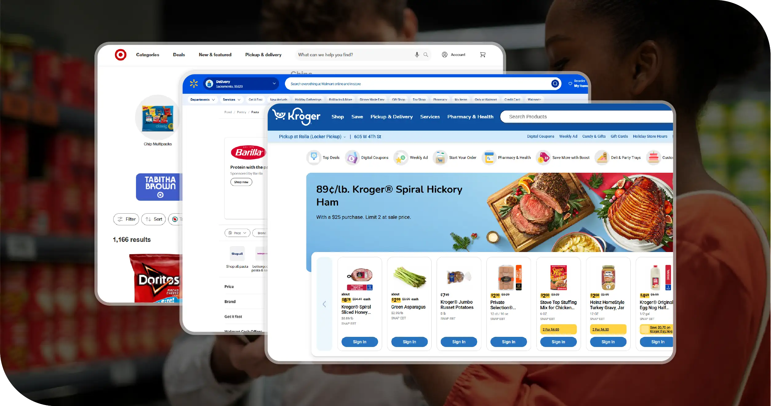 Kroger Key Risk Exposure Grocery Price Comparison Dataset from Walmart vs Target vs Kroger