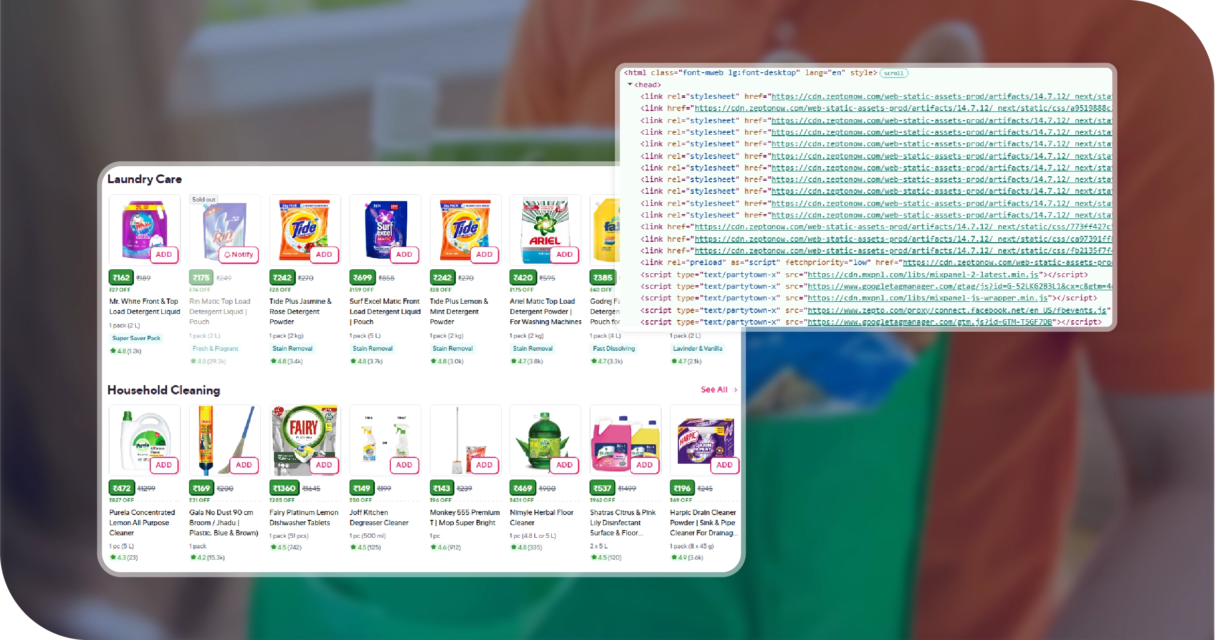 High-Demand / Low-Competition Grocery Product Gap Scraping