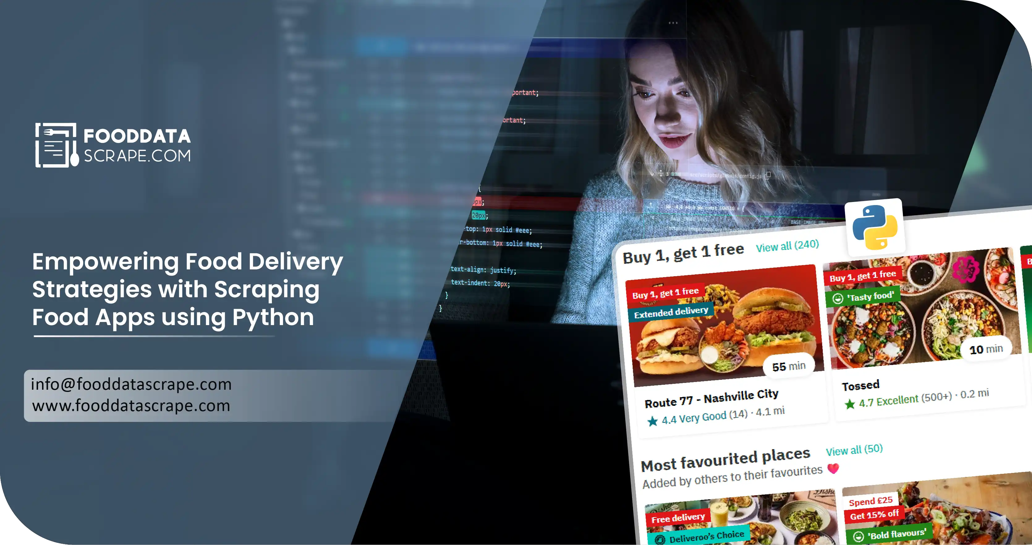 Scraping Food Apps using Python for Food Delivery Strategies