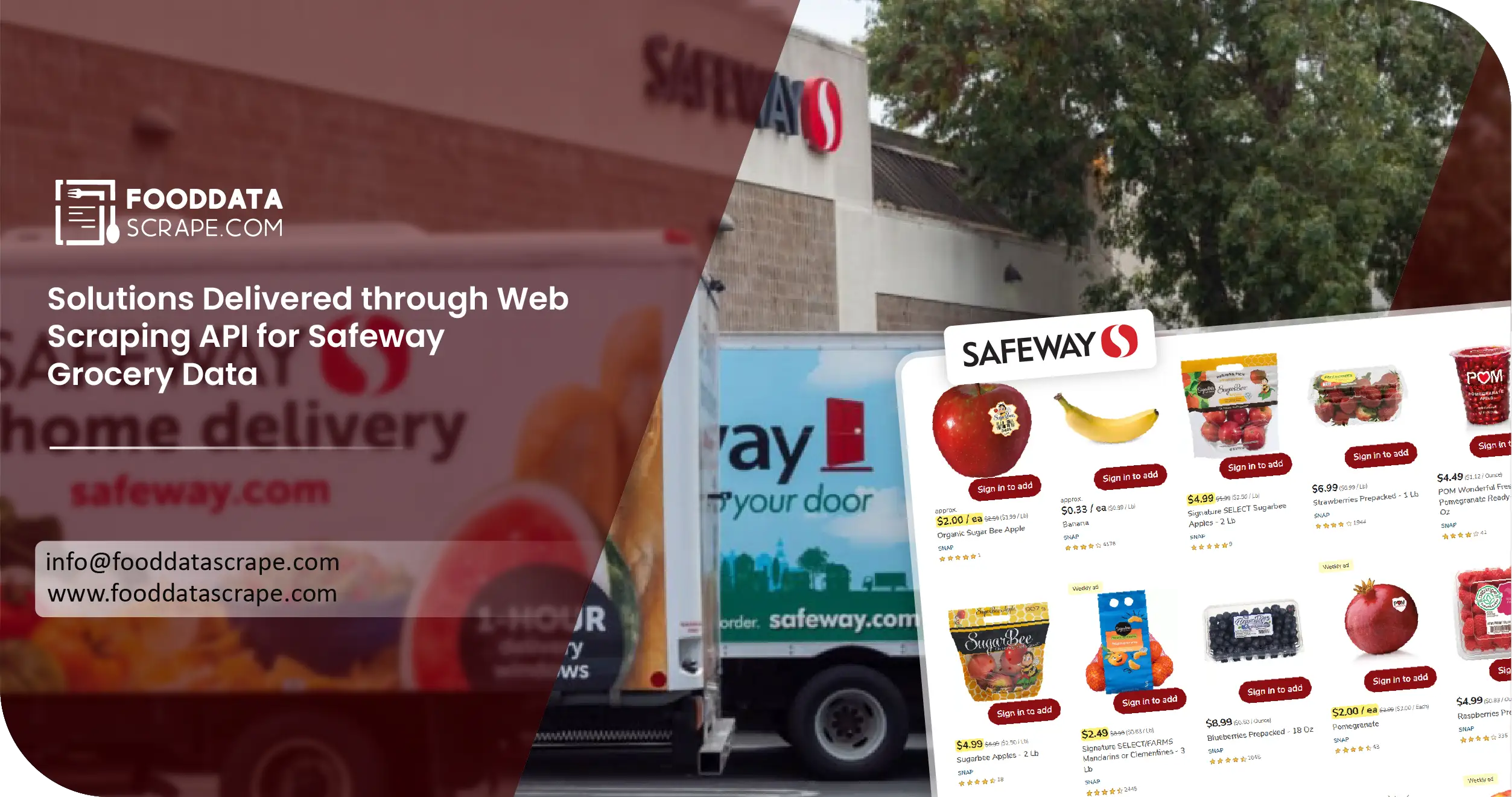 Leverage Web Scraping API for Safeway Grocery Data