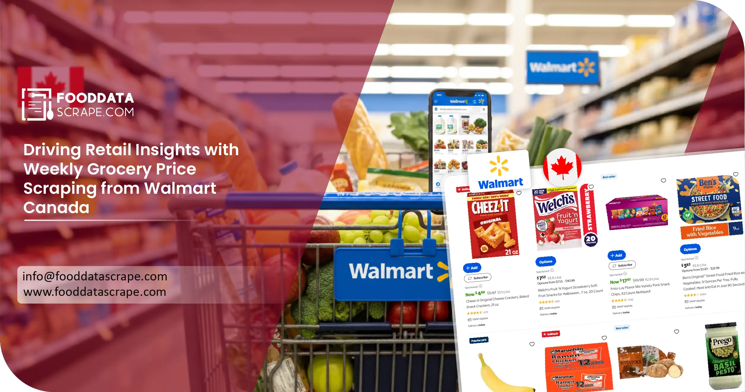 Walmart Canada Grocery Price Scraping
