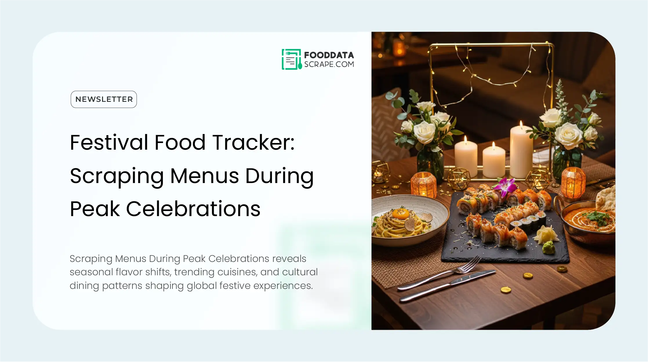 Scraping Menus During Peak Celebrations to Track Festival Food